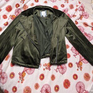 Green Velvet Jacket
